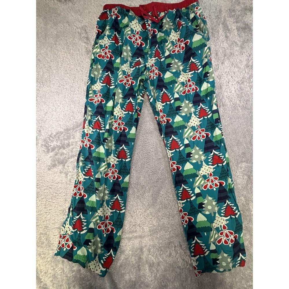 Matilda Jane Moments with you Holiday Spirit PJ Pants XL Christmas Trees 0761